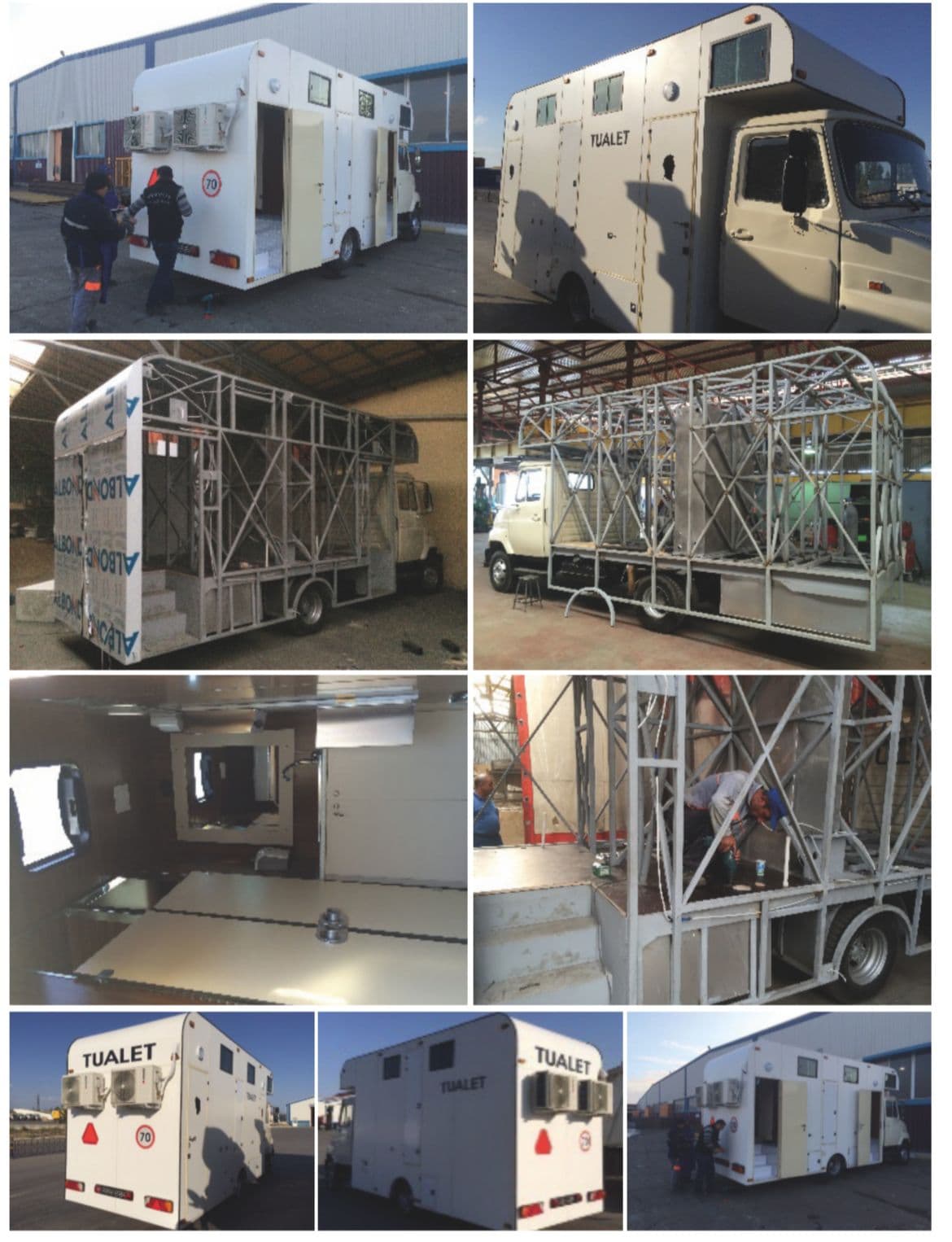 MOBİL WC ARAÇLI MODEL SERİ ÜRETİM