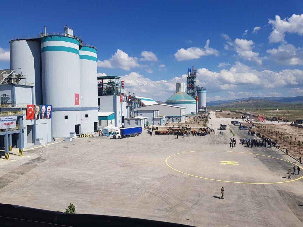 Endüstriyel Çimento Fabrika ve üretim tesisi tasarımı ve uygulaması